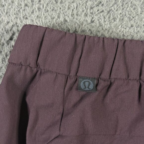Lululemon Pants Mens 34 (Fits 30x26) Maroon On the Move Wool Blend Wide Leg - Picture 8 of 14